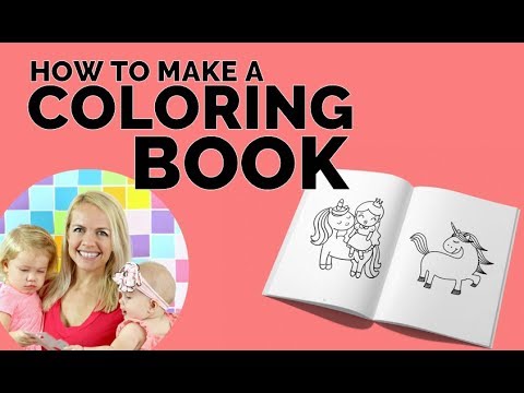 Step by Step: Make a coloring book for your kids (for free!!) 👧