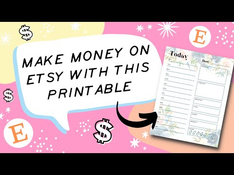 How to Create a Printable Daily Planner You Can Sell on Etsy, Using Canva