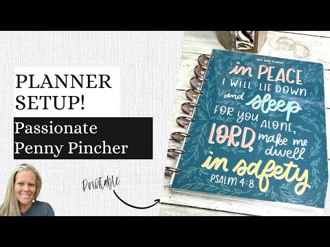 Planner Setup! | Passionate Penny Pincher | Printable Version