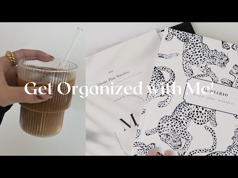 Get Organized With Me ✨ | Agenda Planning, Journaling, Moving Checklist and Canva Tutorial