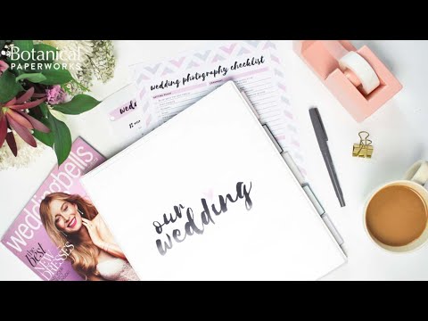 DIY Wedding Planning Binder