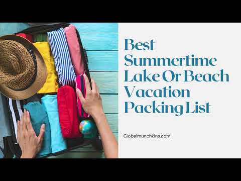 SUMMERTIME LAKE OR BEACH VACATION PACKING LIST + FREE PRINTABLE