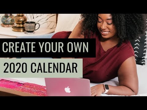 How to Make Your Own Calendar | Canva Tutorial