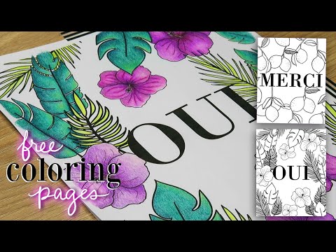 Free Adult Coloring Pages + Coloring Tips and Tricks