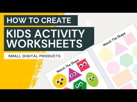 How to Create Kids Activity Worksheets Online