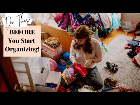 WATCH THIS BEFORE YOU START ORGANIZING | Plus a Free Decluttering Checklist! | Get Organized