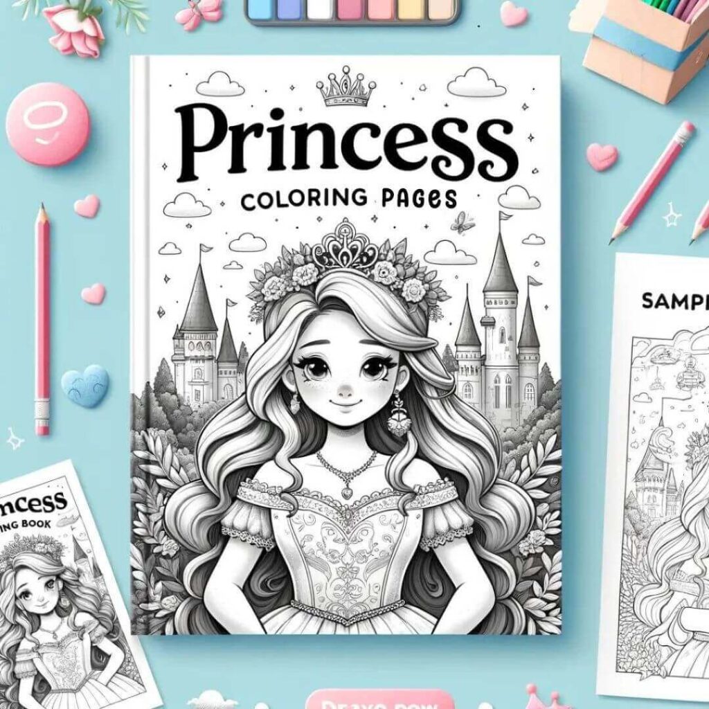 100 Princess Coloring Pages Printable