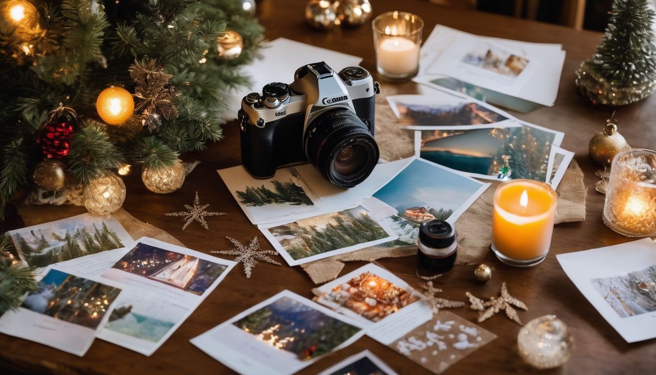 Creative DIY printable advent calendar with holiday themes.