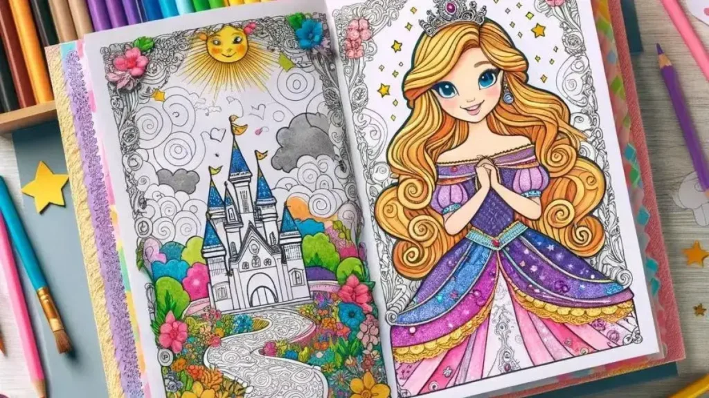 15 Fun Craft Ideas Using Princess Coloring Pages