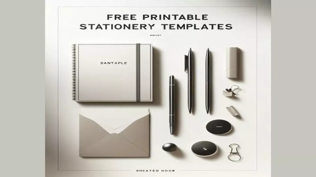 Free Printable Stationery Templates: Elegant and Cute Designs for Letters, Cards, and More