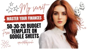 Free 50-30-20 Budget Template: Simplify Your Finances Today