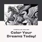 Relaxing mythical coloring pages featuring enchanting designs for stress relief and creativity.