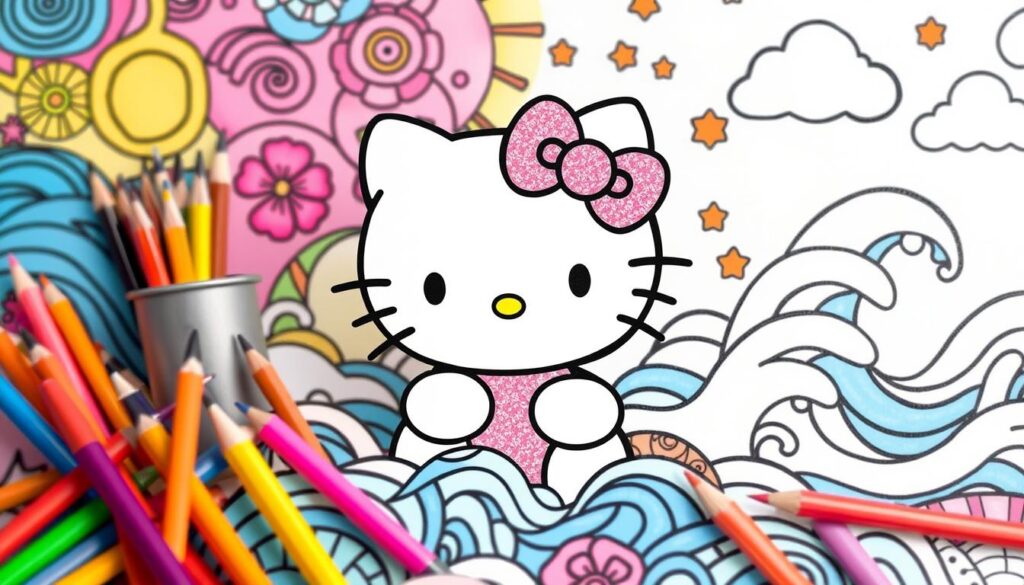 Hello Kitty Coloring Mental Health Benefits