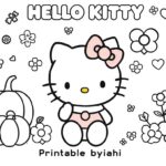 hello kitty coloring pages printable