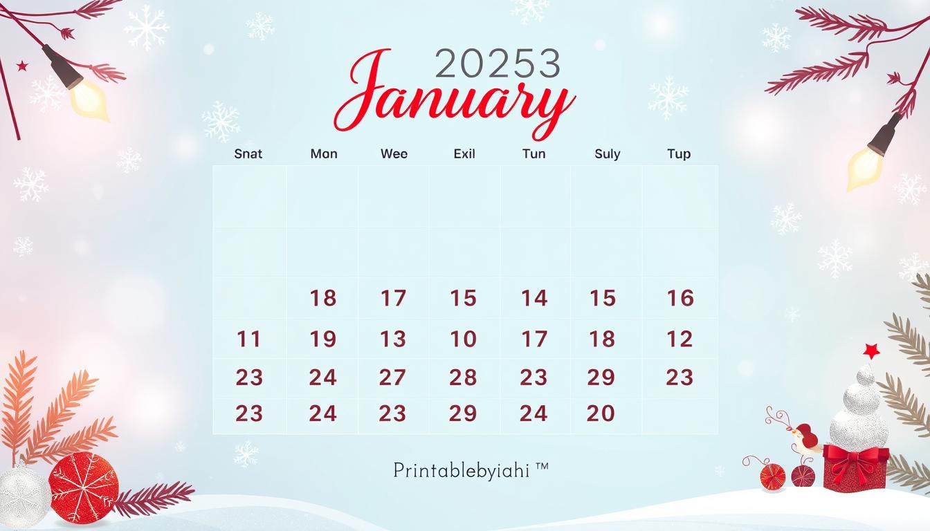 January calendar 2025 Templates to Stay Ahead