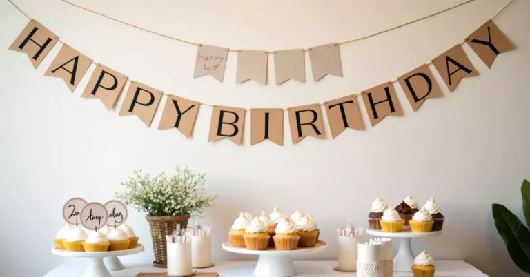 Free Printable Birthday Decorations for Adults | 21-Element Bundle