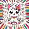 Creative Fun – Hello Kitty coloring pages provide hours of entertainment for kids and fans of all ages.