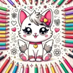 Creative Fun – Hello Kitty coloring pages provide hours of entertainment for kids and fans of all ages.