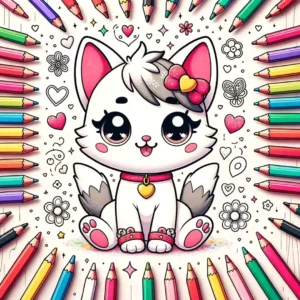 Creative Fun – Hello Kitty coloring pages provide hours of entertainment for kids and fans of all ages.